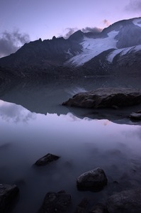 Lac des Quirlies et son glacier